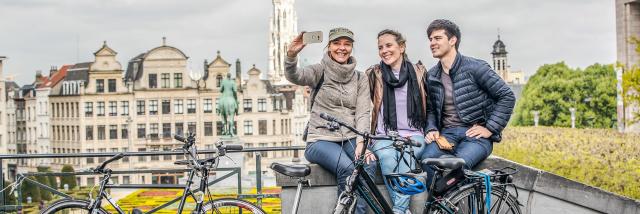 Mont des Arts - KunstbergSquare - Brussels Meeting Centrevélo - fiets - bike© visit.brussels - Eric Danhier - 2017